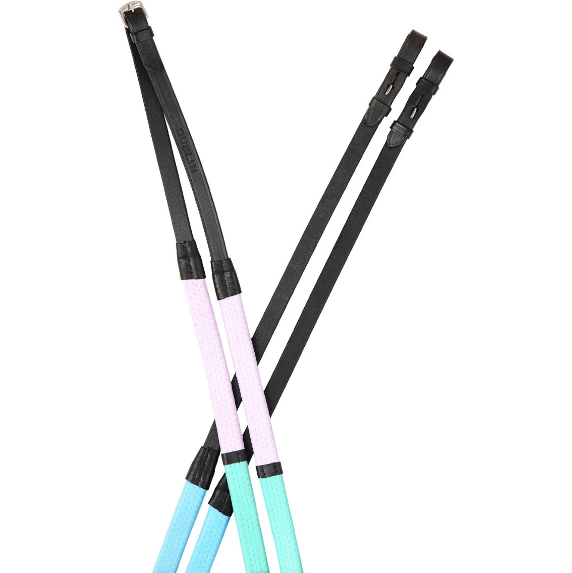 2026 Dublin Pastel Rainbow Reins 1031511 - Black / Multi